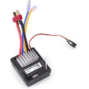 قطع غيار السيارات RC بمقياس 1/12TH من HAIBOXING، استبدال شاحنة التحكم عن بعد بدون فرش 45A ESC بدون فرش وجهاز استقبال 2.4 جيجا هرتز مع قابس ربط ينطبق على 2997A(T2704 وE780) in Kuwait