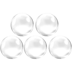 6PCS Glass Cabochons 60mm for Jewelry Making Round Dome Cabochons Clear Glass Dome Tile Cabochon Half Round Flat Clear Glass Stones for DIY Crafts Craft Photo Charm in Saudi Arabia