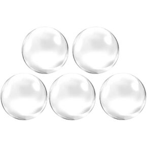 6PCS Glass Cabochons 60mm for Jewelry Making Round Dome Cabochons Clear Glass Dome Tile Cabochon Half Round Flat Clear Glass Stones for DIY Crafts Craft Photo Charm in Kuwait