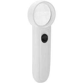 40X Handheld Magnifying Glass with Light, LED Lighting Magnifying Glass Plastic Case for Face Skin, Pores Observation (MG6B-1B 40times)
