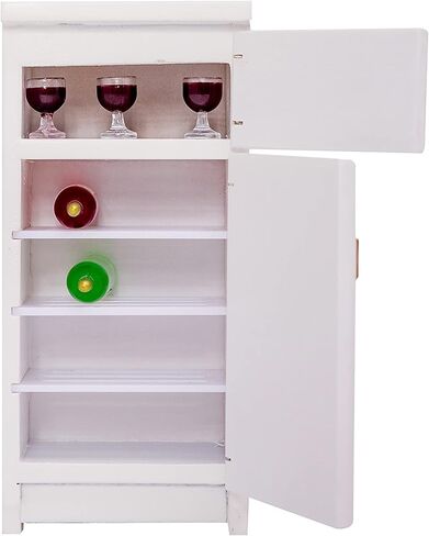 Miniature Fridge Refrigerator Dollhouse Mini Kitchen Livingroom Diningroom Decoration Accessories in Kuwait