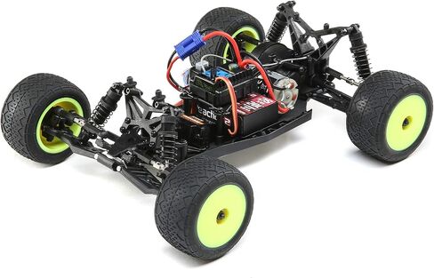 Losi 1/18 Mini-T 2.0 2 عجلة قيادة استاد RC شاحنة مصقولة جاهزة للتشغيل شاحن استقبال البطارية وجهاز الإرسال متضمن أحمر/أبيض LOS01015T1 in Kuwait