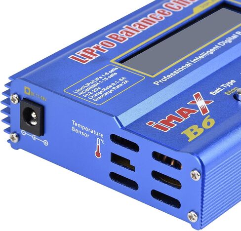 شاحن موازن بطارية كلون ليبو 6 بي آيماكس، شاحن موازنة بطارية ألعاب التحكم عن بعد، ليد مع محول طاقة تيار متردد، من هوبيميت in Kuwait