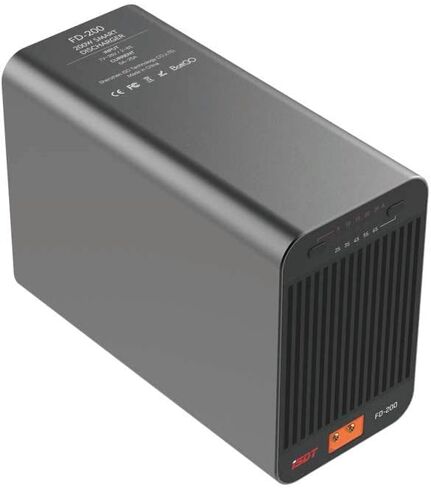 ISDT RC Lipo Battery Discharger FD-200 2-8S Smart Lipo/Lithium Battery Discharger for Storage with Max 200W 25A Capacity, Wireless App Control, Lipo Voltage Discharger in Saudi Arabia