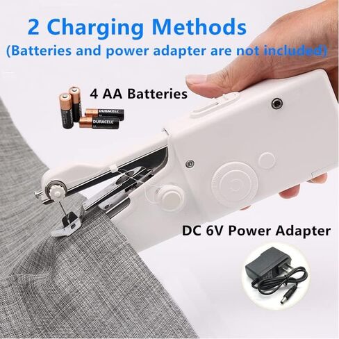 29 Pcs Handheld Sewing Machine, Mini Sewing Machines, Hand Cordless Sewing Tool,Easy-to-operate, More Friendly to the Handicapped, Portable Sewing Threads Kit for DIY Fabrics Clothes Home Travel in Saudi Arabia
