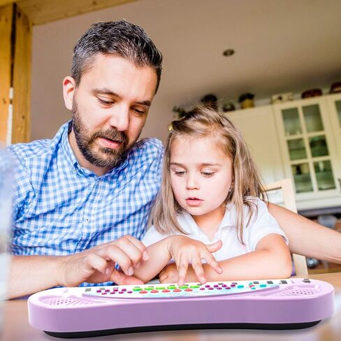 لوحة مفاتيح بيانو للأطفال 32 مفتاحاً من هوتويز مع ميكروفون لوحة مفاتيح إلكترونية محمولة للمبتدئين للألعاب الموسيقية بيانو لـ 3 4 5 6 7 8 سنوات للأولاد والبنات (أرجواني) in Kuwait