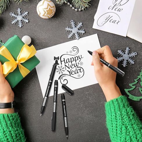 أقلام الخط من ماركولور، 10 أقلام حروف يدوية بحجم للمبتدئين في الكتابة، والرسومات الفنية، والرسم، ودفتر القصاصات، واليوميات، ومجموعة علامات الفرشاة للفنانين البالغين والأطفال المبتدئين in Kuwait