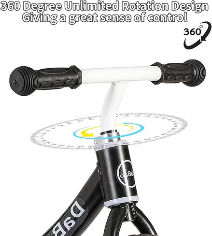 دراجة توازن داباو، دراجة توازن للأطفال الصغار لعمر 2 3 4 5 سنوات، دراجة توازن للأطفال بعجلات 12 بوصة، بدون دراجة تدريب بدواسة، دراجة توازن الطفل مع مسند للقدمين وارتفاع مقعد قابل للتعديل in Kuwait