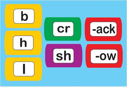 Ashley Productions Die-Cut Magnetic Foam Word Chunking, 100 Pieces (ASH40007) in Saudi Arabia