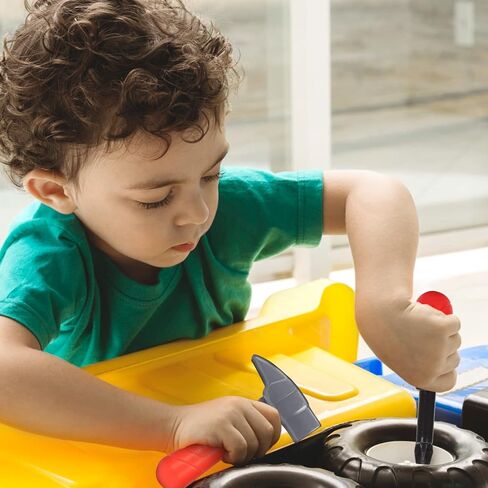 مقعد أدوات الأطفال، منضدة عمل للأطفال الصغار ومجموعة لعب الأدوات، ورشة عمل أدوات اللعب للأولاد، ألعاب أدوات البناء التظاهرية للأطفال الصغار، هدية عيد الميلاد للأطفال in Kuwait