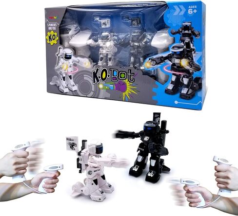 روبوت ملاكمة يعمل بجهاز تحكم عن بعد من كو بوت 2 لاعبين يقاتلون من اجل الفوز! العاب روبوت معركة بجهاز تحكم عن بعد للاطفال مع تأثيرات ضوئية وصوتية رائعة. مستشعر الايماءات/وحدة التحكم وضعان للتشغيل! 5 in Kuwait