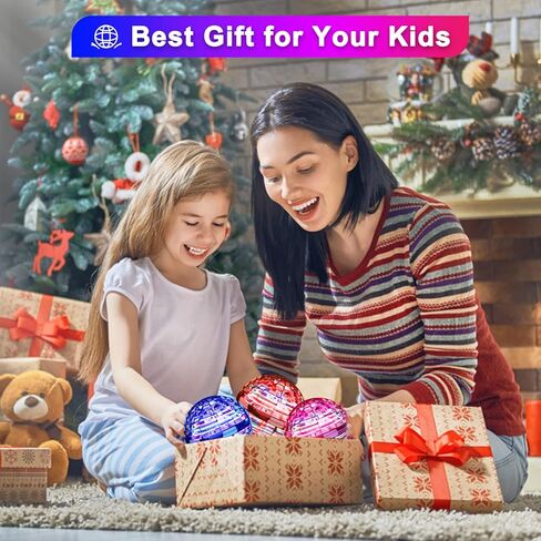 ألعاب الطيران للأعمار من 8 إلى 13 عامًا، كرة تحوم سحرية مع أضواء، طائرة فيدجيت سبينر صغيرة بدون طيار، ألعاب تخفيف التوتر، أدوات رائعة هدية عيد ميلاد لعمر 6 7 8 9 10 سنوات فما فوق للأولاد والبنات in Kuwait