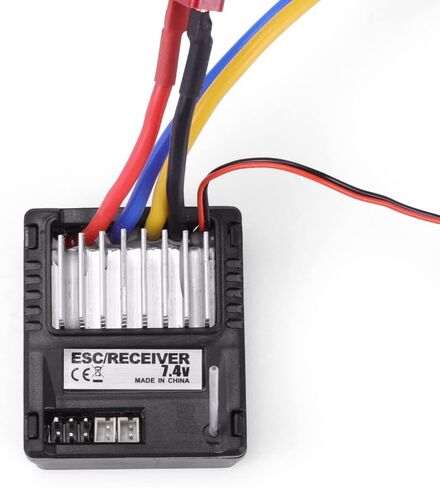 قطع غيار السيارات RC بمقياس 1/12TH من HAIBOXING، استبدال شاحنة التحكم عن بعد بدون فرش 45A ESC بدون فرش وجهاز استقبال 2.4 جيجا هرتز مع قابس ربط ينطبق على 2997A(T2704 وE780) in Saudi Arabia