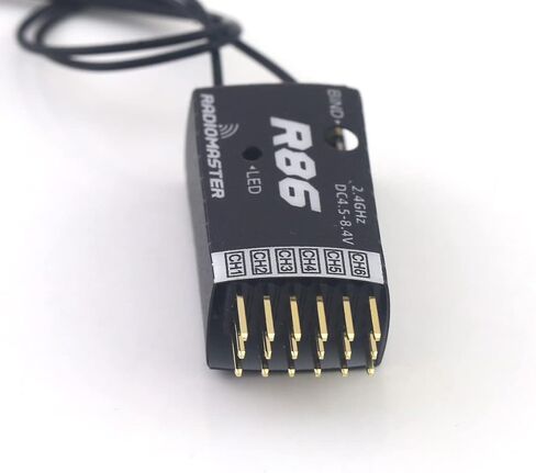 جهاز استقبال راديو ماستر R86 6CH بتنسيق PWM SBUS متوافق مع FrSky D8 لأجهزة أجهزة إرسال الراديو بدون طيار in Saudi Arabia