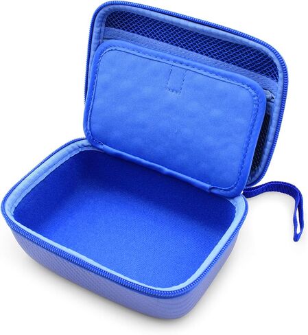 CASEMATIX Travel Case Compatible with Bakugan Figures, BakuCores and Trading Cards - Hard Shell Case with Padded Divider and Wrist Strap Compatible with Collectible Battle Figures - Black in Saudi Arabia