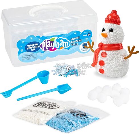 Educational Insights Playfoam Winter Sensory Kit, Over 60 Pieces, Fidget & Sensory Toy, Gift For Boys & Girls, Ages 3+ in Saudi Arabia