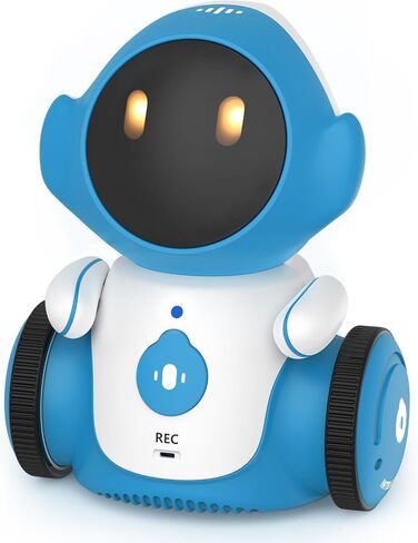 ألعاب الروبوت GILOBABY، روبوتات ناطقة ذكية قابلة لإعادة الشحن للأطفال، روبوت ذكي مع مستشعر لمس للتحكم الصوتي، الغناء والرقص والتسجيل والتكرار وهدايا عيد الميلاد للأولاد والبنات من عمر 6 سنوات فما فوق in Kuwait