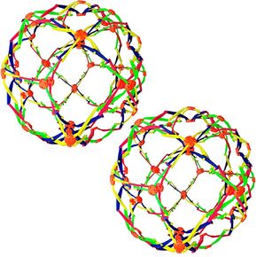 Expandable Breathing Ball (2 Pack), Expanding Sphere from 6" to 12" for Kids & Adults, Stress Reliever Fidget Toy for Yoga Anxiety Relaxation ADHD Autistic Children, Great Party Favor for Boys & Girls in Kuwait