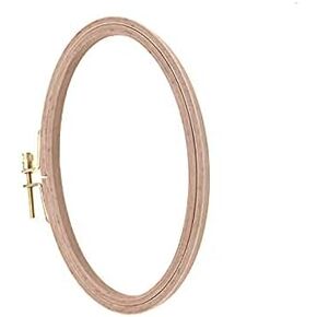 4 X 6 Inch Wood Oval Embroidery Hoops Set of 5, Cross Stitch Wooden Hoop, Quilting Hoops Craft Tool- 16X10 cm