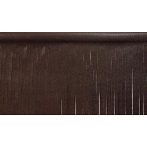 Trims by the Yard 4" Matte Finish Vegan Leather Fringe Trim, Dark Brown (5 Yard Cut) in Saudi Arabia