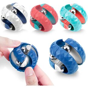 4 Pack Orbit Ball Toy, Fidget Cubes Top Spinning Toy, as Stress Relief Gifts & Creative Decompression Toys, Puzzle Games for Kids Children Adults in Kuwait