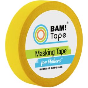 Colored Masking Tape 10 Bright Colors | 900 Feet x 1 Inch | 30 Yards Per Roll | Maker Space Supplies Crafting Art | DIY Projects Homeschool