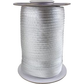 IubuFigo 15mm Metallic Single Fold Bias Tape Bias Binding for Sewing 100% Polyester Solid Color (Silver) in Saudi Arabia