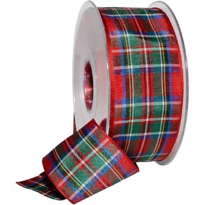 Morex Ribbon 975 Edinburgh Ribbon, 1.5 inches by 27 Yards, Black Watch Tartan