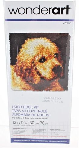 Wonderart Latch-Hook Kit, Butterfly, 12" X 12" (4677) in Kuwait