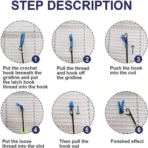 DEAR MODEL Latch Hook Craft Kit Large for Beginners, Embroidery Latch Hook Rug with pre-Printed Pattern DIY Crafting Arts,43.3X29.5in (Jesus) in Kuwait