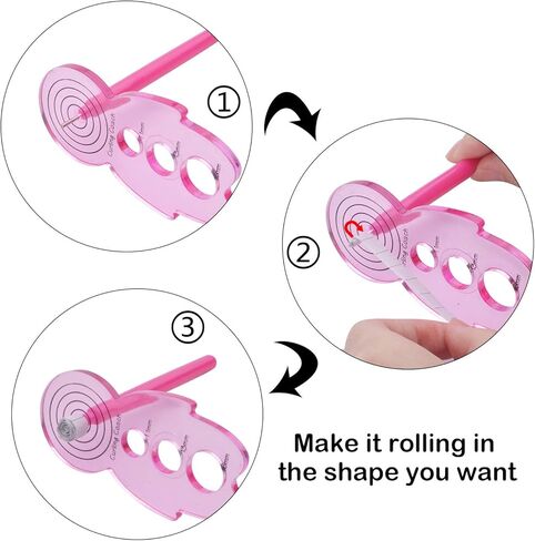 مجموعة ادوات لف الورق، 6 قطع من ادوات لف الورق المشقوقة، قطعة واحدة من مدرب لف التجعيد وقطعة واحدة من مشط اللف لمشاريع الورق الحرفية اليدوية in Kuwait