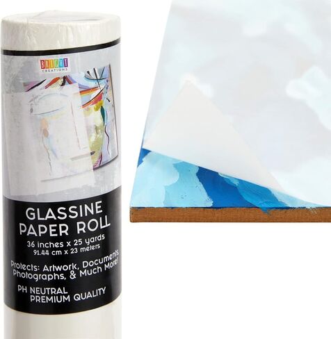 Glassine Paper Roll for Artwork, Crafts, and Baked Goods (36 Inches x 25 Yards) in Saudi Arabia
