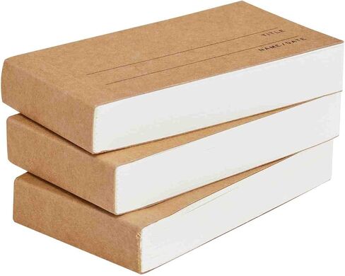 Flip Book 3 Pack - 88 Blank Animation Paper Sheets per Flipbook (176 Pages) - 4.5 x 2.5 Inches - for Sketching and Cartoon Creation in Saudi Arabia