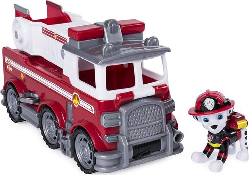 Paw Patrol Ultimate Rescue - Marshall's Ultimate Rescue Fire Truck with Moving Ladder and Flip-Open Front Cab, Ages 3 and Up in Saudi Arabia