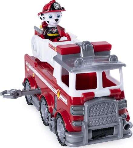 Paw Patrol Ultimate Rescue - Marshall's Ultimate Rescue Fire Truck with Moving Ladder and Flip-Open Front Cab, Ages 3 and Up in Saudi Arabia