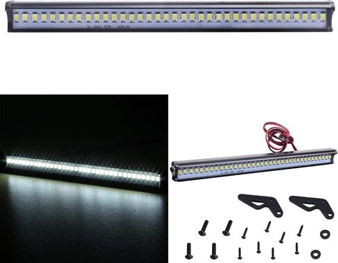 طقم مصباح LED من ألن آر سي فائق السطوع، 36 مصباح LED من أجل تراكساس TRX4 محوري SCX10 90046 SCX10 II من ريداكت جين 8 1/10 ملحقات هيكل السيارة in Saudi Arabia