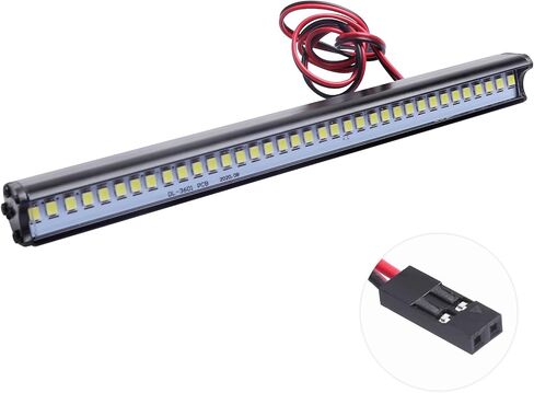 طقم مصباح LED من ألن آر سي فائق السطوع، 36 مصباح LED من أجل تراكساس TRX4 محوري SCX10 90046 SCX10 II من ريداكت جين 8 1/10 ملحقات هيكل السيارة in Saudi Arabia