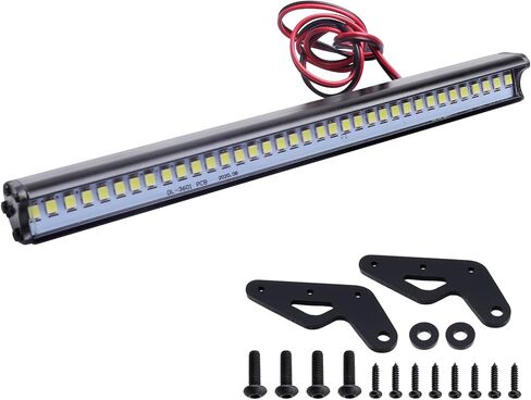 طقم مصباح LED من ألن آر سي فائق السطوع، 36 مصباح LED من أجل تراكساس TRX4 محوري SCX10 90046 SCX10 II من ريداكت جين 8 1/10 ملحقات هيكل السيارة in Saudi Arabia
