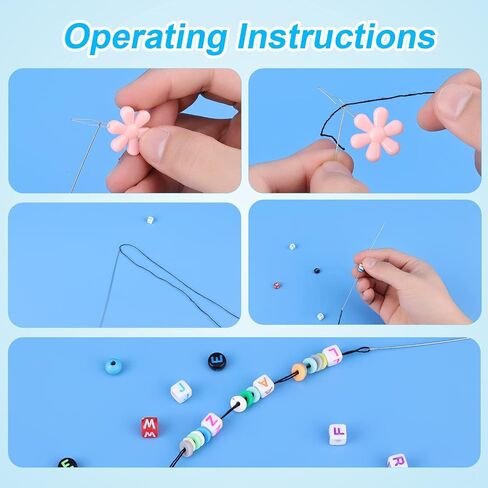 SAVITA 37pcs Beading Needles,Beading Needles Set for Jewelry Making, Stainless Steel Beading Needles Tools Lightweight for Bracelets Necklaces Rings Making for Sewing DIY Crafts in Saudi Arabia