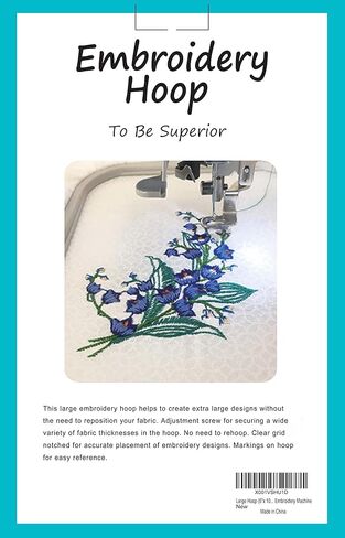 5 بوصة × 7 بوصة آلة تطريز بروذر SE270D SE350 SE400 SE600 LB6770 LB6800 HE120 HE240 NV500D NV900D NV950D PE300 PE400D PE500 PE525 PE540D BabyLock Intrigue BLI (يستبدل SA434) in Kuwait