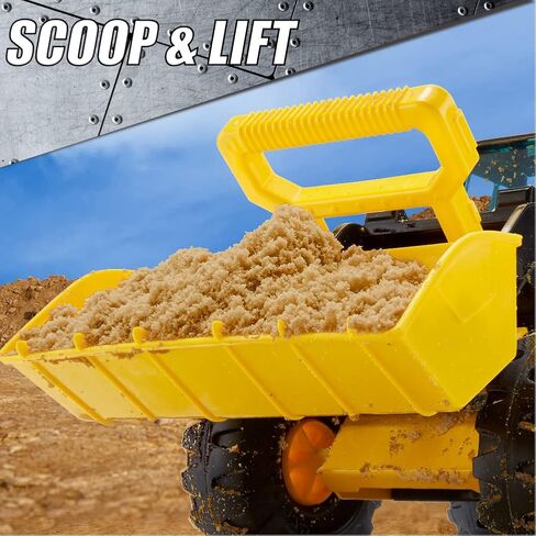 تونكا ستيل كلاسيكس، محمل أمامي كلاسيكي - مصنوع من الفولاذ والبلاستيك القوي، يعمل بالاحتكاك الأصفر، شاحنة بناء كبيرة، للأولاد والبنات، الأطفال الصغار الذين تتراوح أعمارهم بين 3 سنوات فما فوق، هدية عيد ميلاد، عطلة in Kuwait