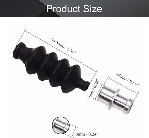 Fielect 2Pcs Waterproof Push Rod Rubber Seal Bellow 32mm for RC Boat in Saudi Arabia
