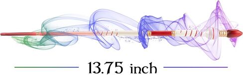 Cottage Garden King's Flourish 13.75 inch Resin Collectible Witch Wizard Cosplay Magic Wand in Kuwait