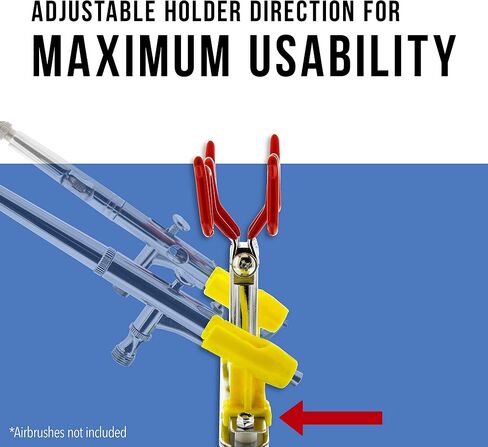 Master Airbrush Brand Table Top Airbrush Holder Station Stand Holds 4 Airbrushes Swivel Tilt Set in Saudi Arabia
