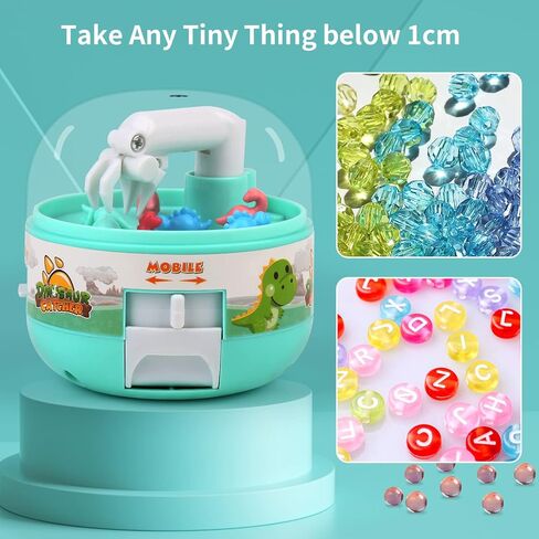 4 PCS Dinosaur Catcher Toy, Mini Claw Machine for Kids, 32 Dinosaur Dolls Fun Unique Toys Handheld Games, Christmas Stocking Stuffers and Birthday Gifts for 3+ Year Old Boys and Girls in Kuwait