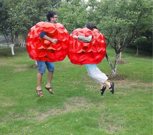 لعبة Suyi 36 بوصة Diam 0.9M قابلة للنفخ للجسم فقاعة كرة القدم السومو الكرة الوفير متينة من مادة PVC الفينيل للأطفال البالغين للعب في الهواء الطلق in Kuwait