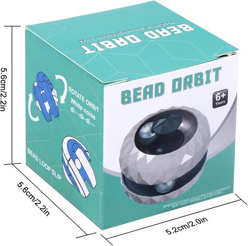 4 Pack Orbit Ball Toy, Fidget Cubes Top Spinning Toy, as Stress Relief Gifts & Creative Decompression Toys, Puzzle Games for Kids Children Adults in Kuwait