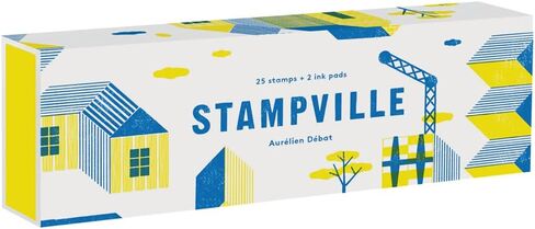 Stampville: 25 stamps + 2 ink pads in Saudi Arabia