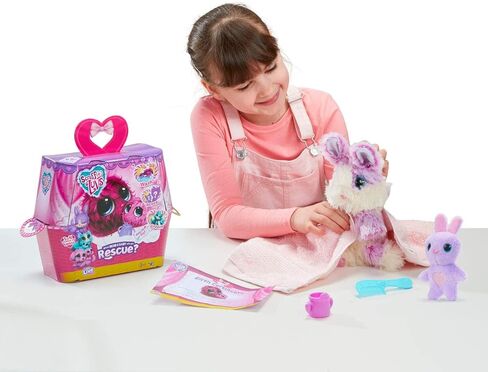 دمية سكرف ايه لوفز الغامضة للام والطفل من ليتل لايف | تكشف عن الحيوانات الاليفة وغسلها والعريس وانقاذ الحيوانات الاليفة - قد تختلف الانماط، متعددة الالوان، 30111 in Kuwait