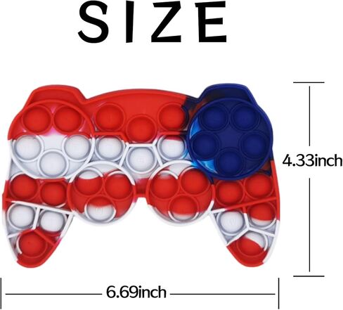 وحدة التحكم في ألعاب البوب، لعبة الأرقام والحروف الأبجدية للوحة الألعاب بوب بابل، تهجئة الحروف وتخفيف التوتر والتوحد، الاحتياجات الخاصة من السيليكون، ألعاب حسية من السيليكون، ألعاب الضغط للأطفال والأطفال البالغين (24 قطعة متعددة الألوان) in Kuwait